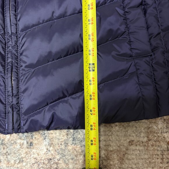 Talbots Women's Plus Full-Zip Purple Ombre Quilted Down Puffer Vest 2X Pockets - Picture 10 of 10